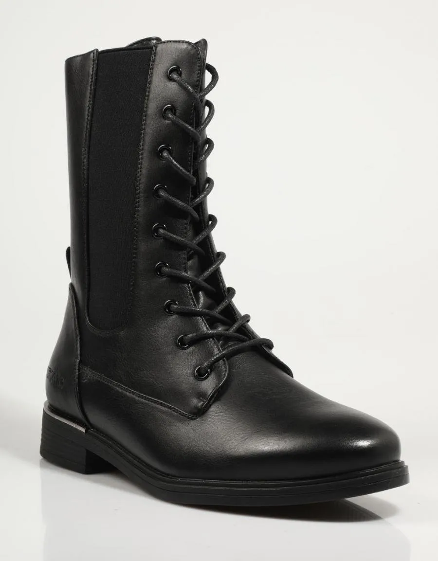 CHIKA10 Blossom 15 Botines Negros 81006.