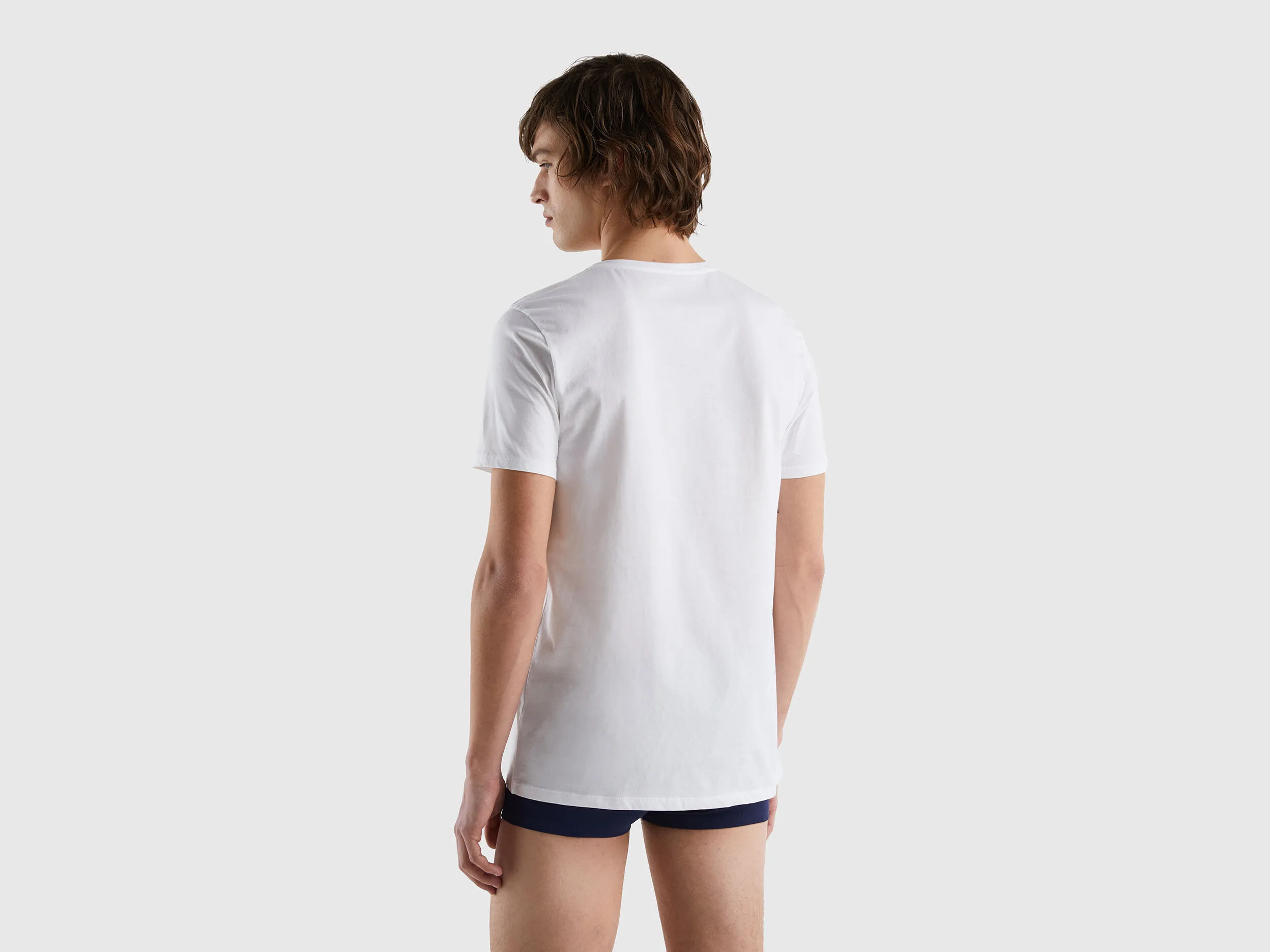 Camiseta de algodón de fibra larga