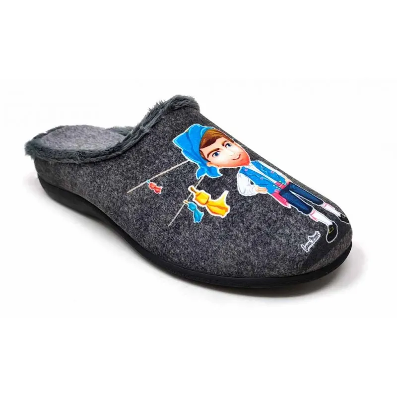 Carla Fallas Men's House Slippers 5518