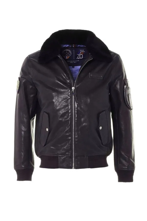 Alpha Industries Patrouille De France Men's Official 70 Dark Navy Jacket
