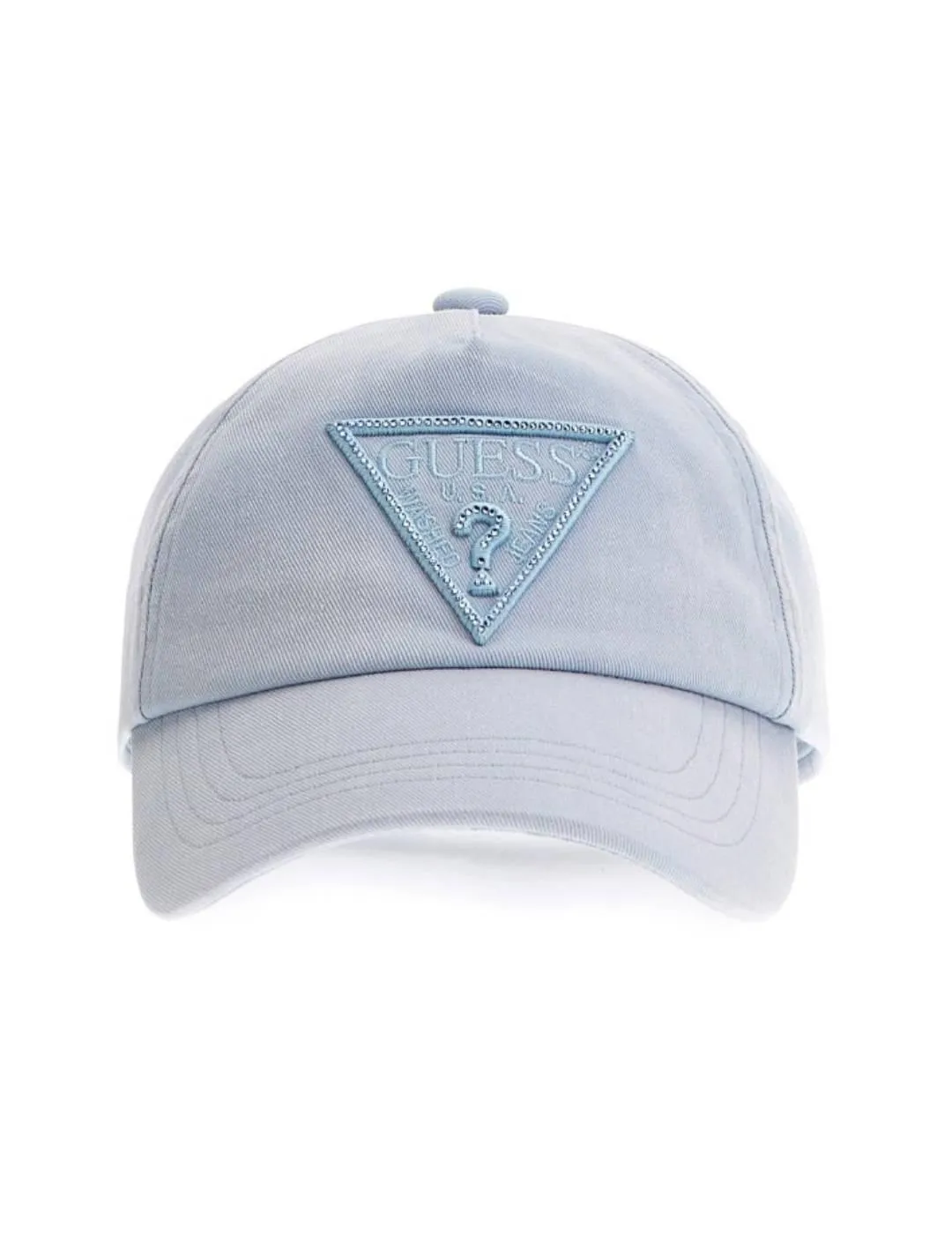 Guess Women's Celeste Blue Ines Logo Snapback Cap
