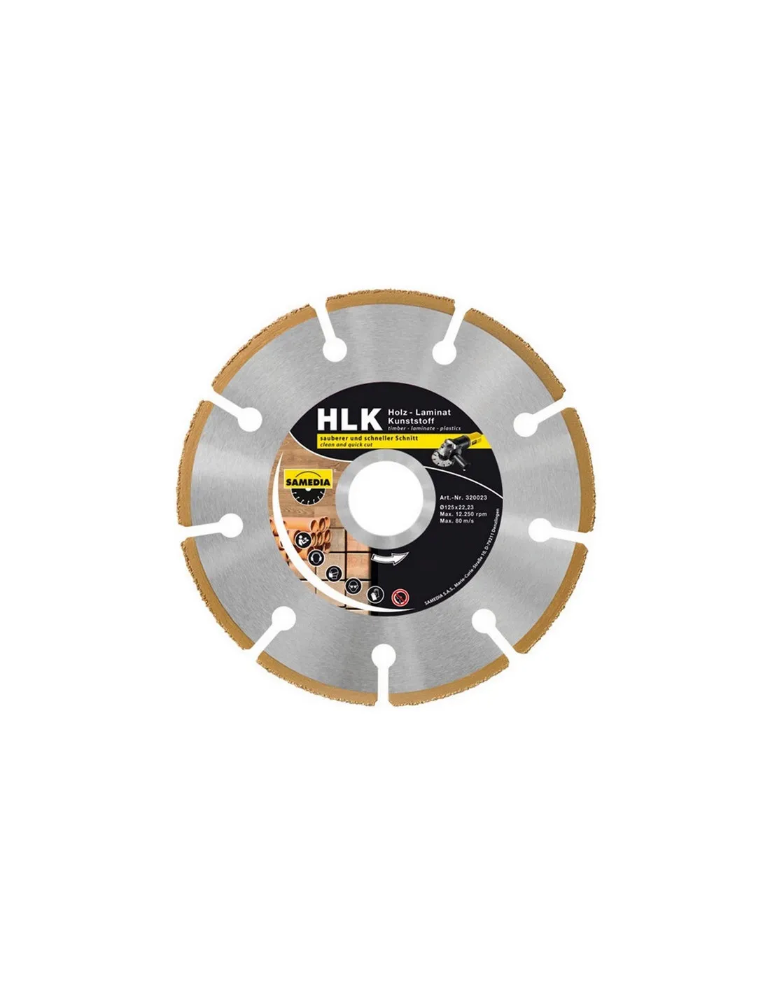 HLK DISCO DIAMANTE ALL-CUT 230x22,23mm.