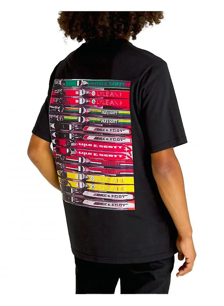 Lyle & Scott Men's Jet Black Ski T-Shirt