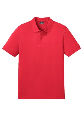 Short Sleeve Piqué Polo Shirt Poppy