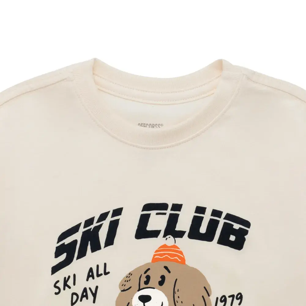 Short-sleeve printed flannel shirt