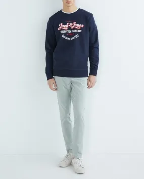 Sweatshirt for Men with Round Neck by Jack & Jones