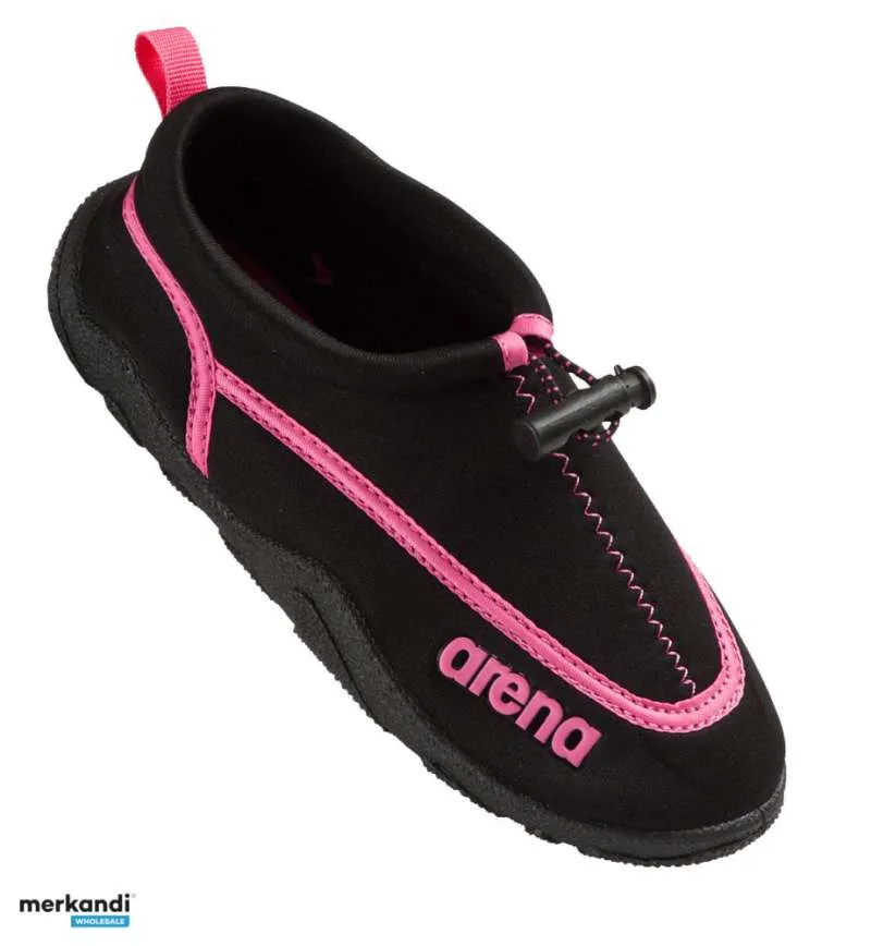 Water shoes black-pink sand bow coral women size 36 1E180/90