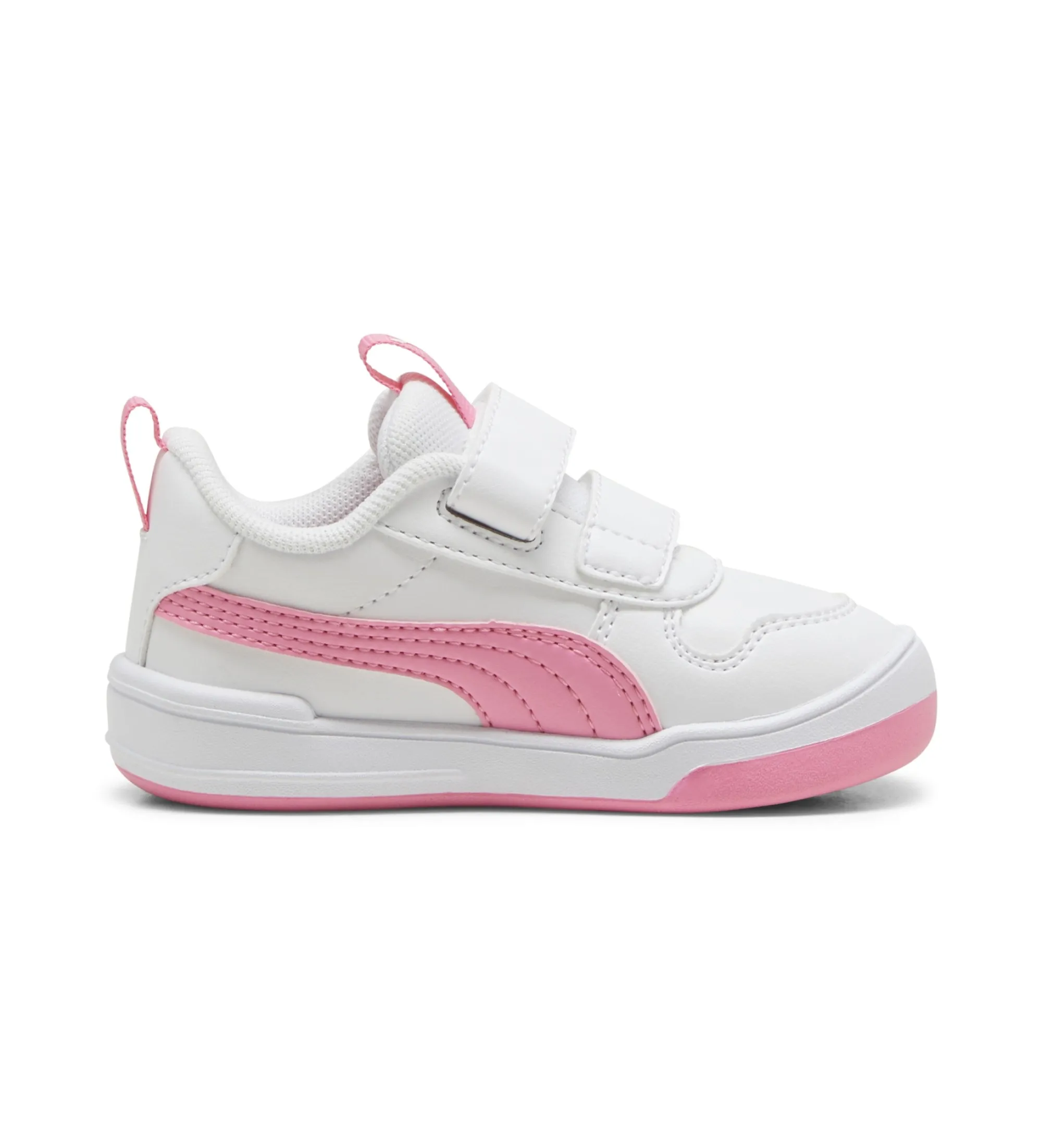 White Pink Multiflex Sneakers.